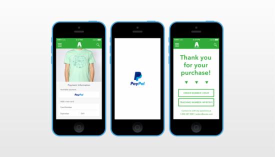 PayPal推出第三方应用的一键支付功能